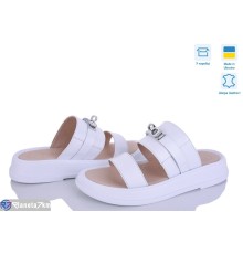 Шлепки жіночі на літо (6 пар р.36-40) білий  "Linda"