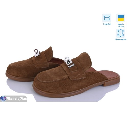 Шлепки жіночі на літо (6 пар р.36-40) коричневий  "Linda"