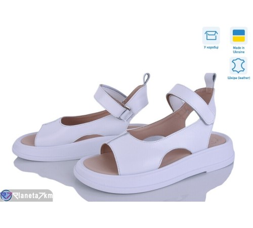 Босоніжки жіночі на літо (6 пар р.36-40) білий  "Linda"