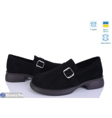 Туфлі жіночі на весну/осінь (6 пар р.36-40) чорний  "Linda"