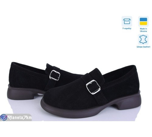 Туфлі жіночі на весну/осінь (6 пар р.36-40) чорний  "Linda"