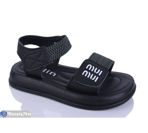 Дитячі босоніжки на літо (8 пар р.26-31) чорний  "Lilin"