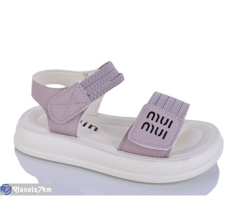 Дитячі босоніжки на літо (8 пар р.26-31) фіолетовий  "Lilin"