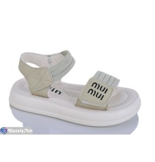 Дитячі босоніжки на літо (8 пар р.26-31) коричневий  "Lilin"