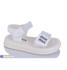 Дитячі босоніжки на літо (8 пар р.26-31) білий  "Lilin"