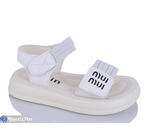 Дитячі босоніжки на літо (8 пар р.26-31) білий  "Lilin"