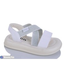 Дитячі босоніжки на літо (8 пар р.26-31) білий  "Lilin"