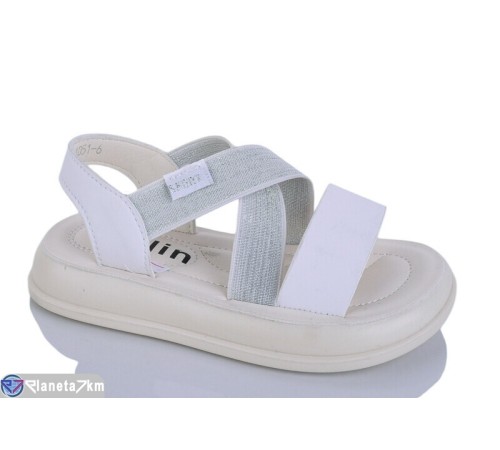 Дитячі босоніжки на літо (8 пар р.26-31) білий  "Lilin"