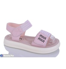 Дитячі босоніжки на літо (8 пар р.32-37) рожевий  "Lilin"