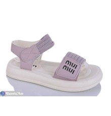 Дитячі босоніжки на літо (8 пар р.32-37) фіолетовий  "Lilin"