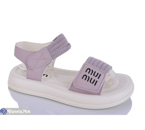 Дитячі босоніжки на літо (8 пар р.32-37) фіолетовий  "Lilin"