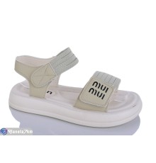 Дитячі босоніжки на літо (8 пар р.32-37) коричневий  "Lilin"