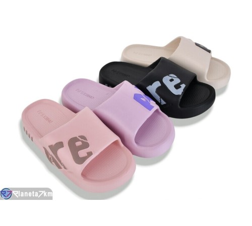 Шлепки жіночі на літо (12 пар р.36-41) мікс  "LINKA"