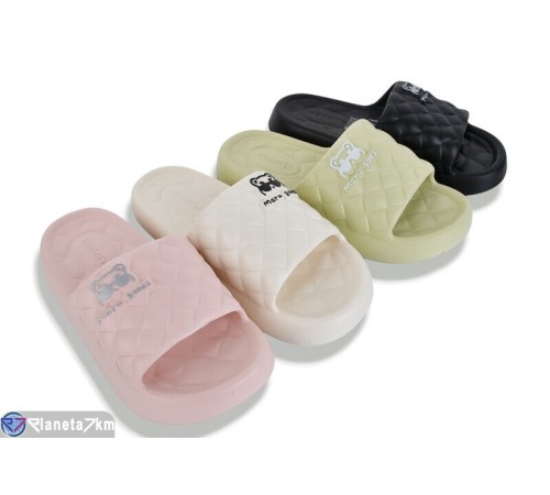 Шлепки жіночі на літо (12 пар р.35-40) мікс  "LINKA"