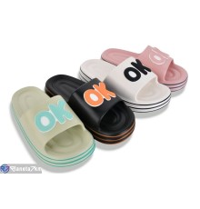 Шлепки жіночі на літо (12 пар р.35-40) мікс  "Melinda"