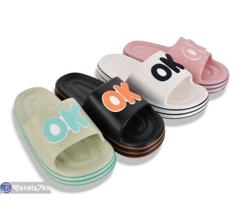 Шлепки жіночі на літо (12 пар р.35-40) мікс  "Melinda"