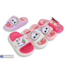 Шлепки дитячі на літо (12 пар р.24-29) мікс  "Melinda"