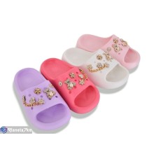 Шлепки дитячі на літо (12 пар р.30-35) мікс  "Melinda"