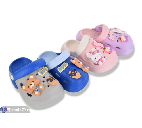 Кроки дитячі на літо (12 пар р.18-23) мікс  "LINKA"