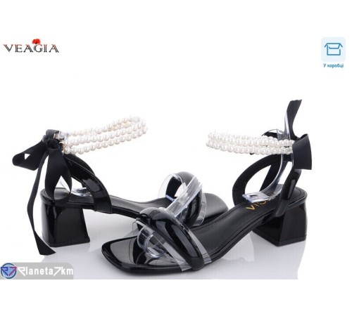 Босоніжки жіночі на літо (8 пар р.36-40) чорний  "Veagia-ADA"