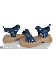 Дитячі босоніжки на літо (8 пар р.32-37) синій  "Laifakids"