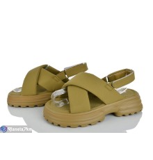 Дитячі босоніжки на літо (8 пар р.32-37) зелений  "Laifakids"