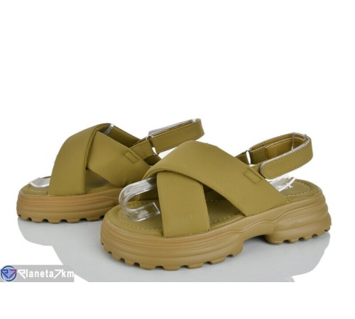 Дитячі босоніжки на літо (8 пар р.32-37) зелений  "Laifakids"