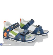 Сандалі дитячі на літо (8 пар р.20-25) синій  "Laifakids"