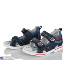 Сандалі дитячі на літо (8 пар р.21-26) синій  "Laifakids"