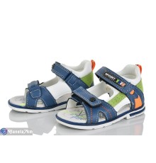 Сандалі дитячі на літо (8 пар р.20-25) синій  "Laifakids"