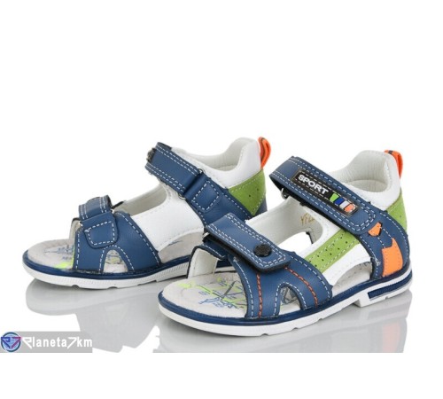 Сандалі дитячі на літо (8 пар р.20-25) синій  "Laifakids"