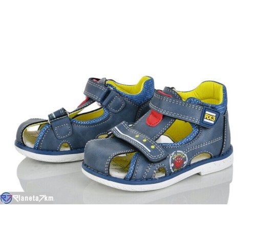Сандалі дитячі на літо (8 пар р.21-26) синій  "Laifakids"