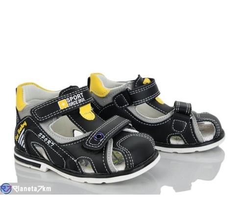 Сандалі дитячі на літо (8 пар р.21-26) чорний  "Laifakids"