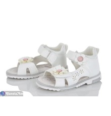 Дитячі босоніжки на літо (8 пар р.21-26) білий  "Laifakids"