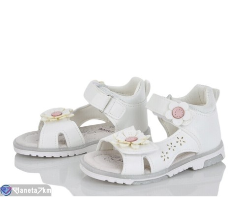 Дитячі босоніжки на літо (8 пар р.21-26) білий  "Laifakids"