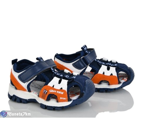 Сандалі дитячі на літо (8 пар р.21-26) синій  "Laifakids"