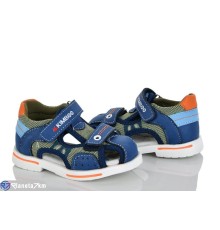 Сандалі дитячі на літо (8 пар р.21-26) синій  "Laifakids"