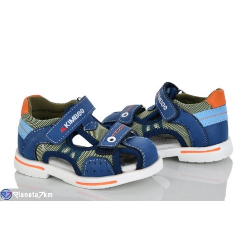 Сандалі дитячі на літо (8 пар р.21-26) синій  "Laifakids"