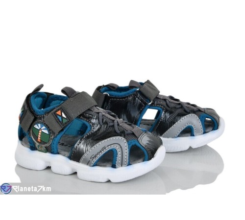 Сандалі дитячі на літо (8 пар р.21-26) сірий  "Laifakids"