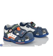 Сандалі дитячі на літо (8 пар р.21-26) синій  "Laifakids"