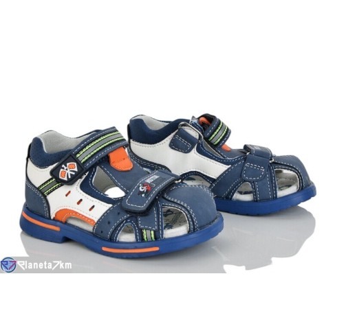 Сандалі дитячі на літо (8 пар р.21-26) синій  "Laifakids"