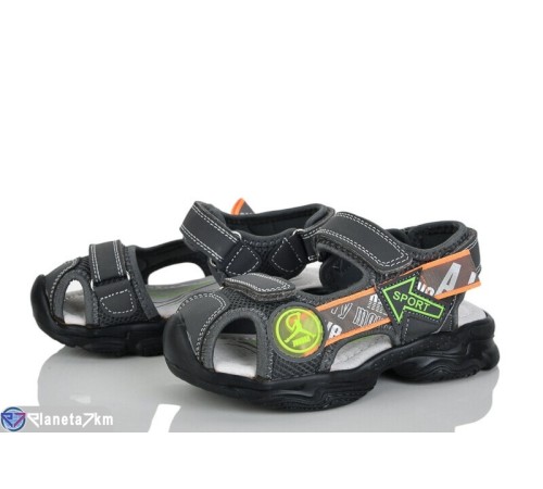 Сандалі дитячі на літо (8 пар р.26-31) сірий  "Laifakids"