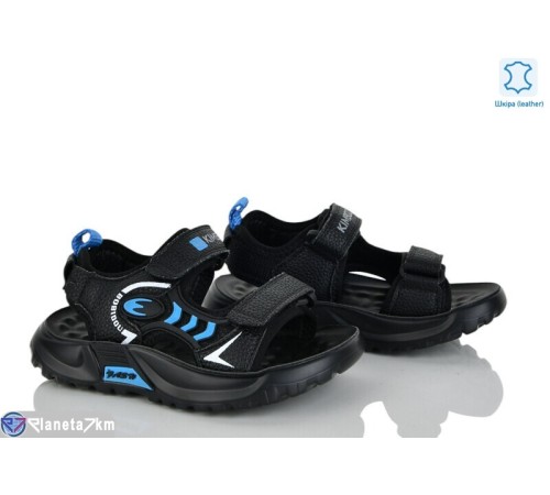 Сандалі дитячі на літо (8 пар р.26-30) чорний  "Laifakids"