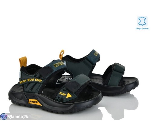 Сандалі дитячі на літо (8 пар р.26-30) зелений  "Laifakids"