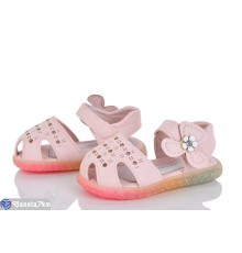 Дитячі босоніжки на літо (8 пар р.17-21) рожевий  "Laifakids"