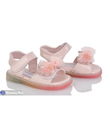 Дитячі босоніжки на літо (8 пар р.17-21) рожевий  "Laifakids"