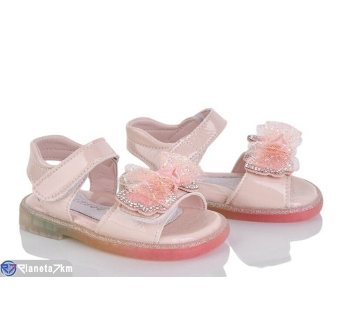 Дитячі босоніжки на літо (8 пар р.17-21) рожевий  "Laifakids"