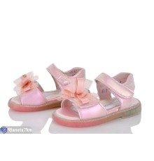 Дитячі босоніжки на літо (8 пар р.17-21) рожевий  "Laifakids"