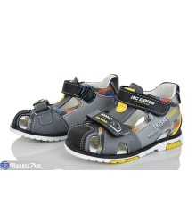 Сандалі дитячі на літо (8 пар р.21-26) сірий  "Laifakids"