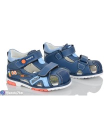 Сандалі дитячі на літо (8 пар р.21-26) синій  "Laifakids"